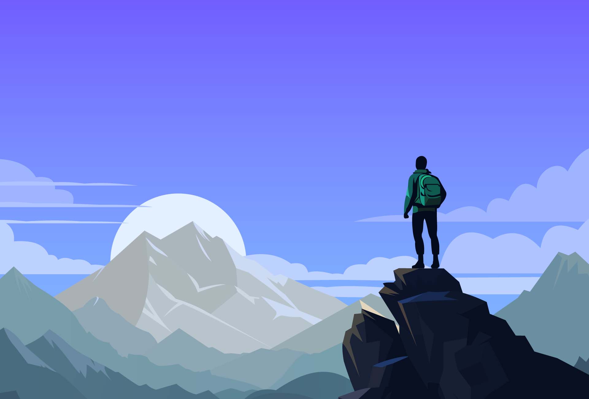 pcf professional website design image of an explorer seeking new challenges